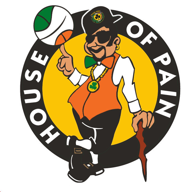 Boston Celtics House of Pain Logo fabric transfer